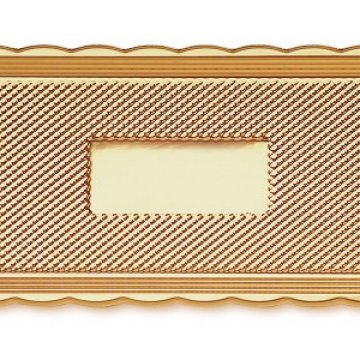 VASSOIO MEDORO RETT.15X40 (100)